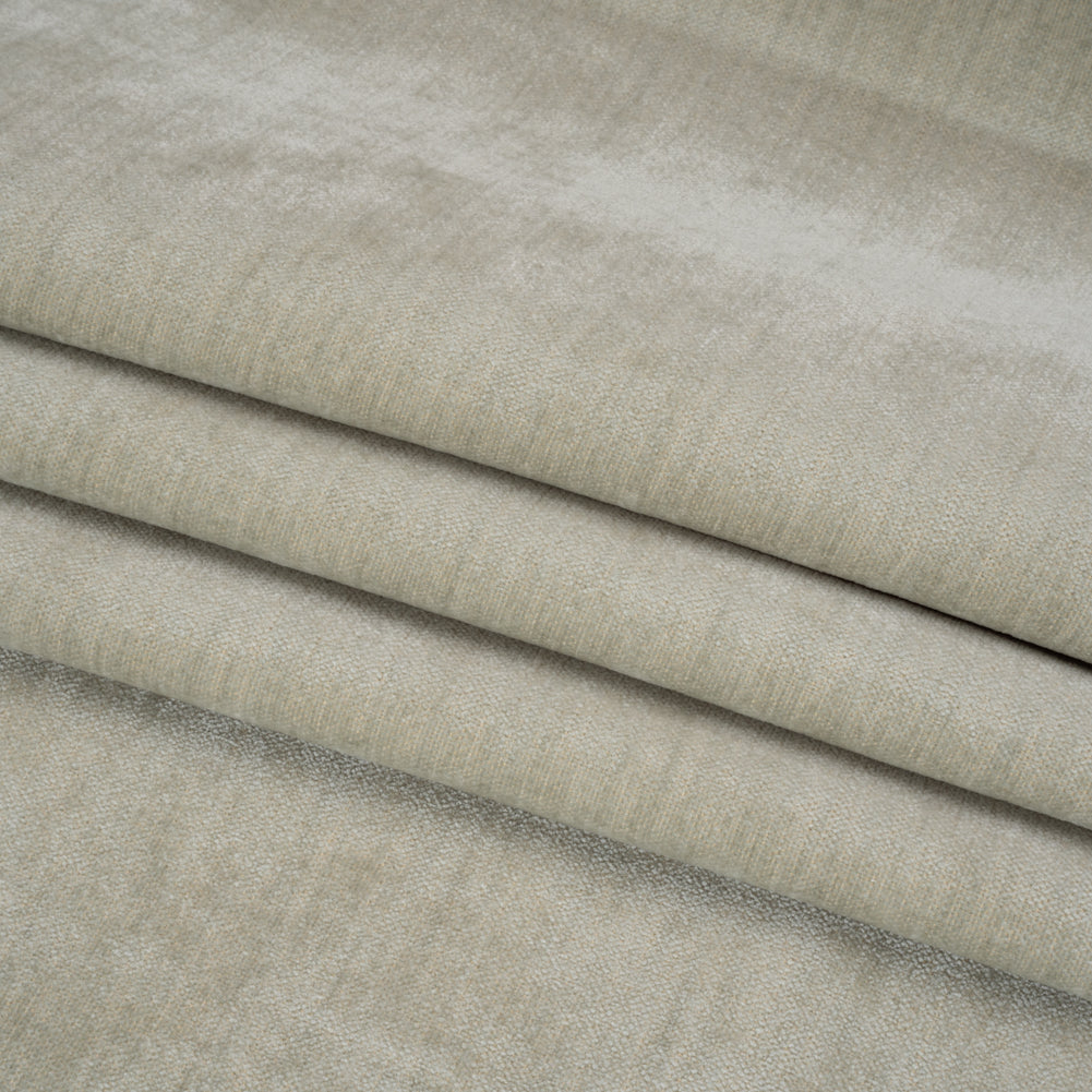 Upholstery Chenille with Latex Backing - Stream - Tonnet Collection Folded