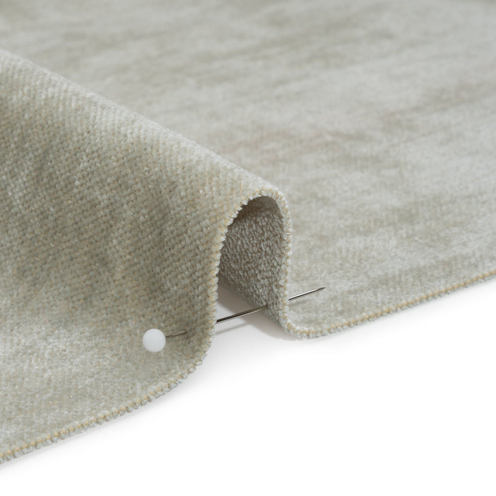 Upholstery Chenille with Latex Backing - Stream - Tonnet Collection Detail