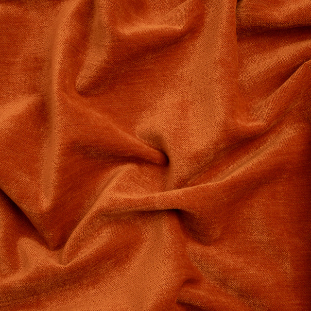 Upholstery Chenille with Latex Backing - Tangerine - Tonnet Collection