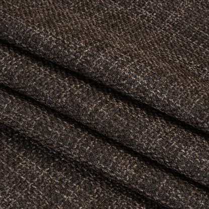 Vernon Chocolate Upholstery Tweed Folded