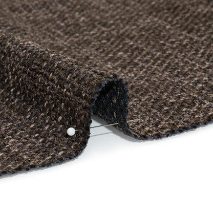 Vernon Chocolate Upholstery Tweed Detail