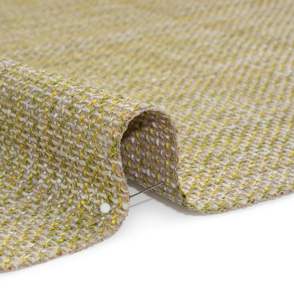 Vernon Grass Upholstery Tweed Detail
