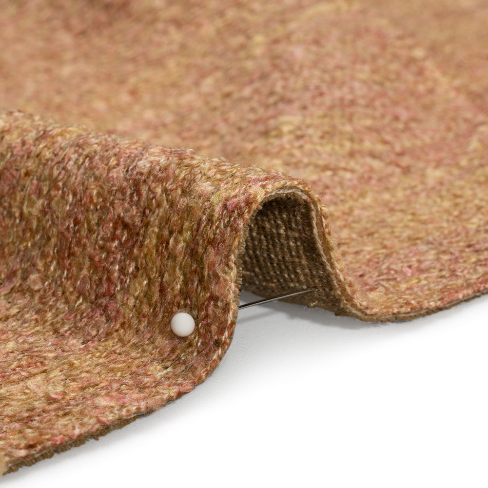 Plush Upholstery Boucle - Rose Quartz Striated - Avenir Collection Detail