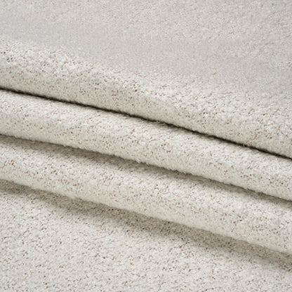 Plush Upholstery Boucle - Snow Striated - Avenir Collection Folded