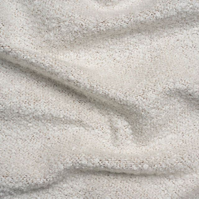Plush Upholstery Boucle - Snow Striated - Avenir Collection