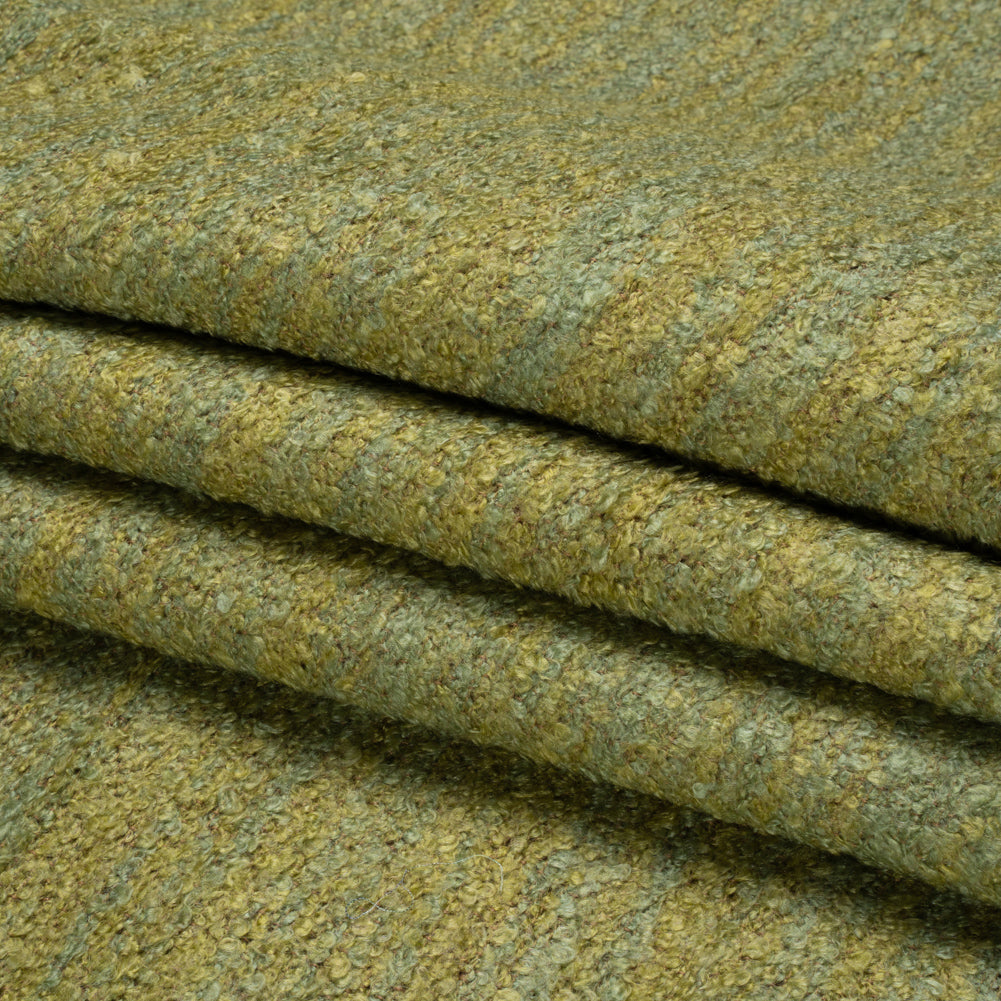 Plush Upholstery Boucle - Willow Striated - Avenir Collection Folded