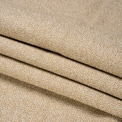 Upholstery Tweed with Latex Backing - Beige - Wyverstone Collection Folded