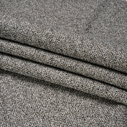 Upholstery Tweed with Latex Backing - Frost Gray - Wyverstone Collection Folded