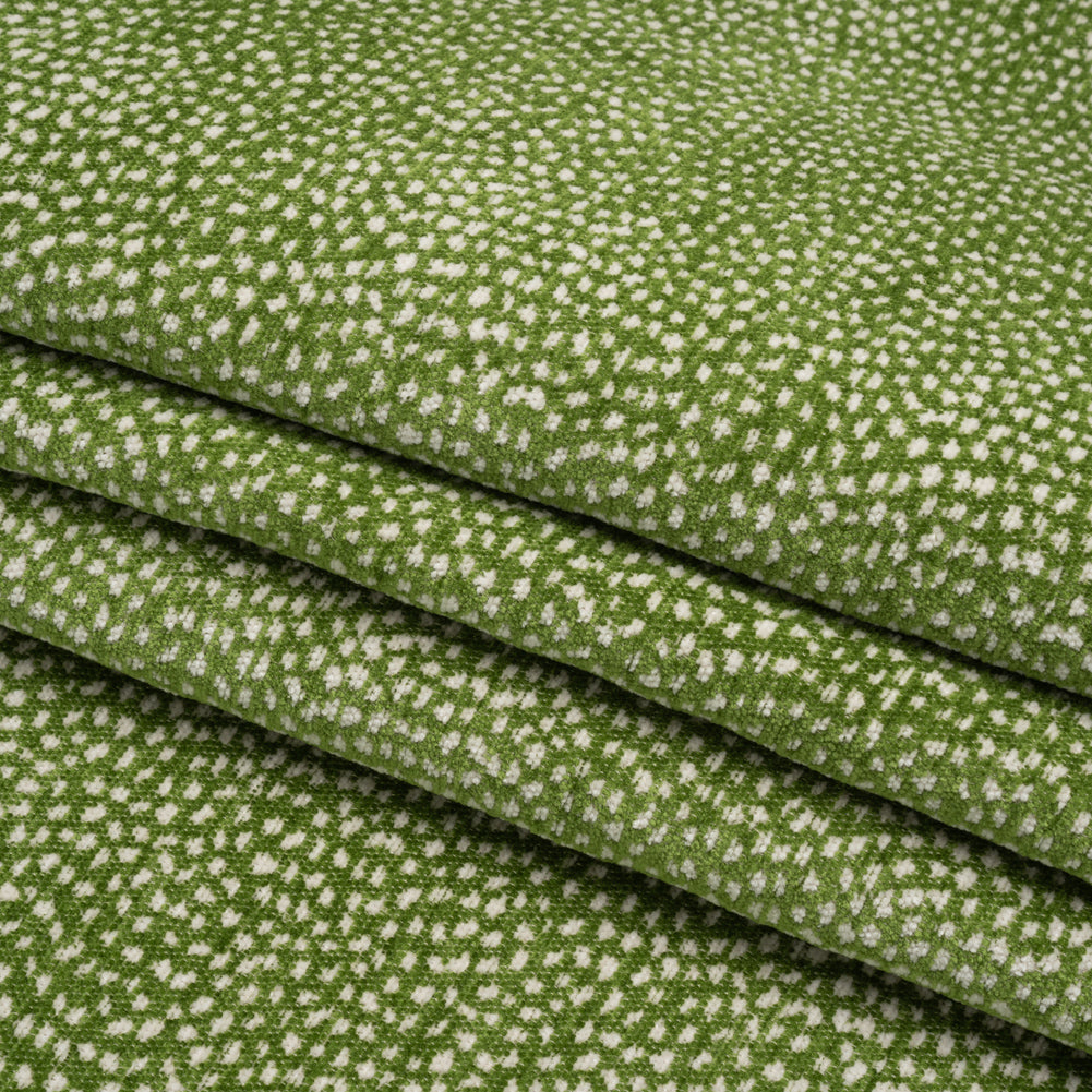 Upholstery Chenille - Glade Spotted - Remus Collection Folded