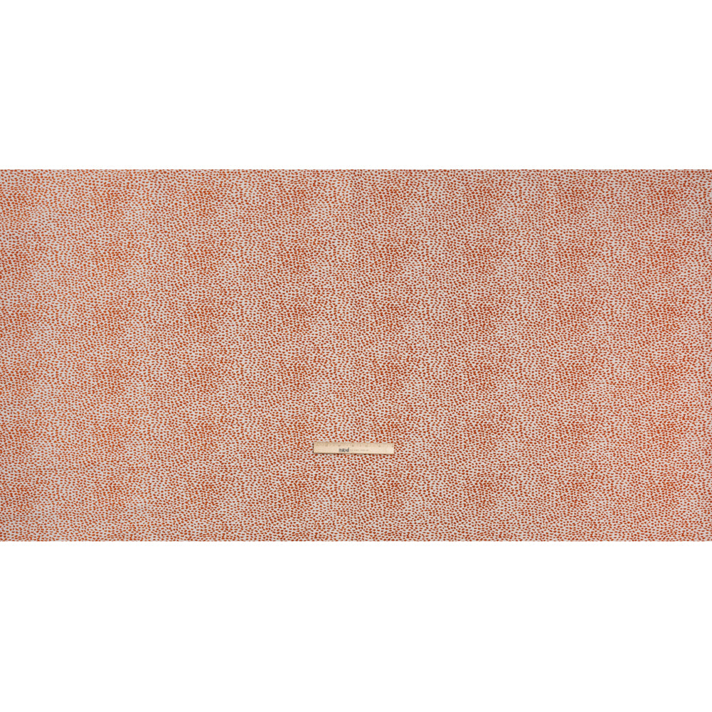 Upholstery Chenille - Orange Spotted - Remus Collection Full