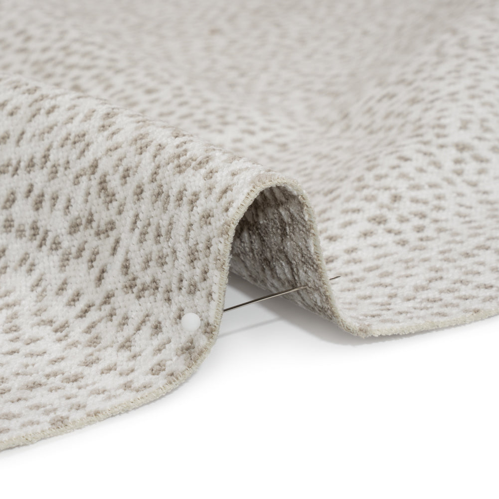 Upholstery Chenille - Sterling Spotted - Remus Collection Detail