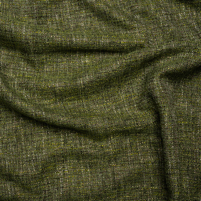 Tweed Upholstery Woven with Latex Backing - Emerald - Heath Collection
