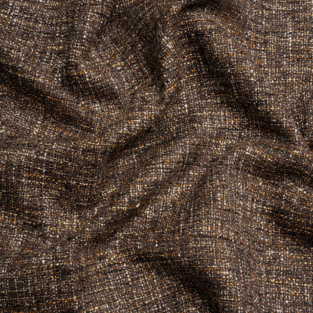 Tweed Upholstery Woven with Latex Backing - Espresso - Heath Collection