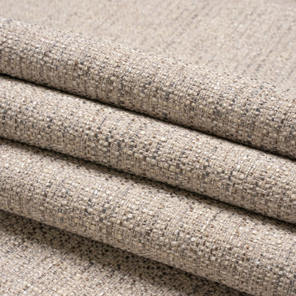 Tweed Upholstery Woven with Latex Backing - Haze - Heath Collection Folded