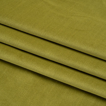 Low Pile Upholstery Velvet - Lime - Somerset Collection Folded