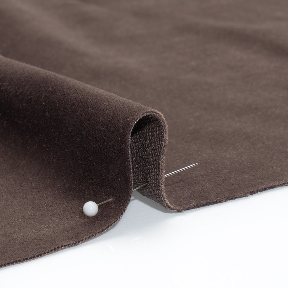Low Pile Upholstery Velvet - Mocha - Somerset Collection Detail