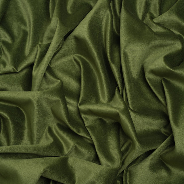 Low Pile Upholstery Velvet - Moss - Somerset Collection
