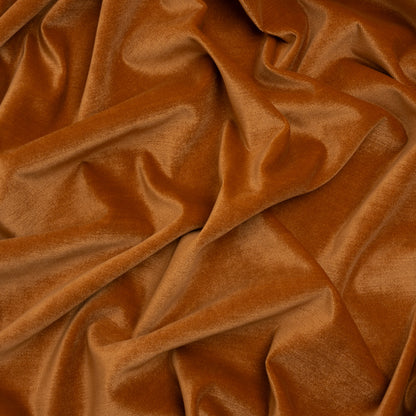 Low Pile Upholstery Velvet - Tangerine - Somerset Collection