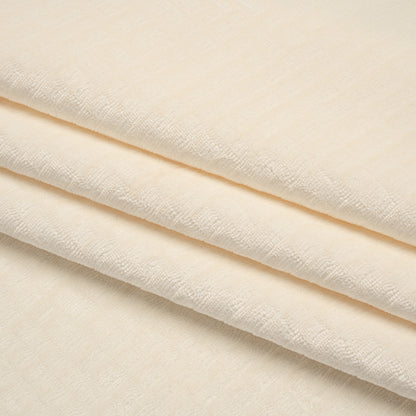 Polyester Upholstery Chenille - Cloud Dancer Grid Texture - Carolina Collection