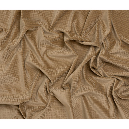 Polyester Upholstery Chenille - Fawn Grid Texture - Carolina Collection