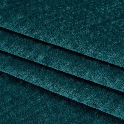 Polyester Upholstery Chenille - Oceanic Grid Texture - Carolina Collection
