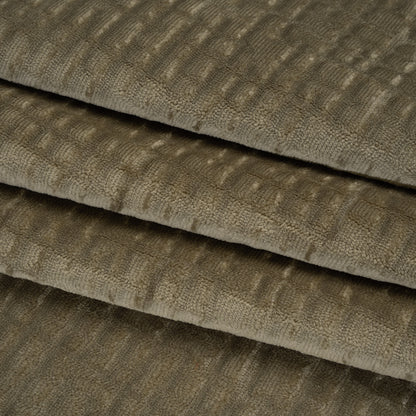 Polyester Upholstery Chenille - Pewter Grid Texture - Carolina Collection