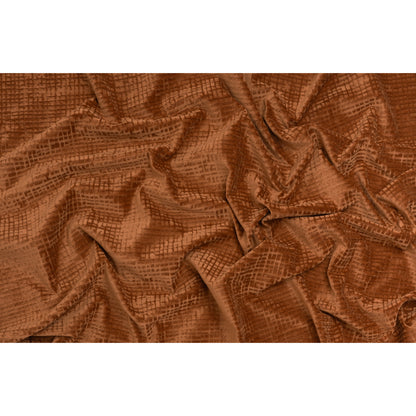 Polyester Upholstery Chenille - Spice Grid Texture - Carolina Collection