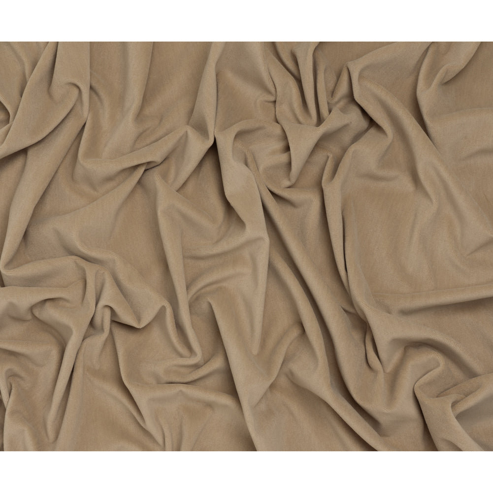 Wool and Cotton Upholstery Velveteen - Bisque - Dakota Collection - Full