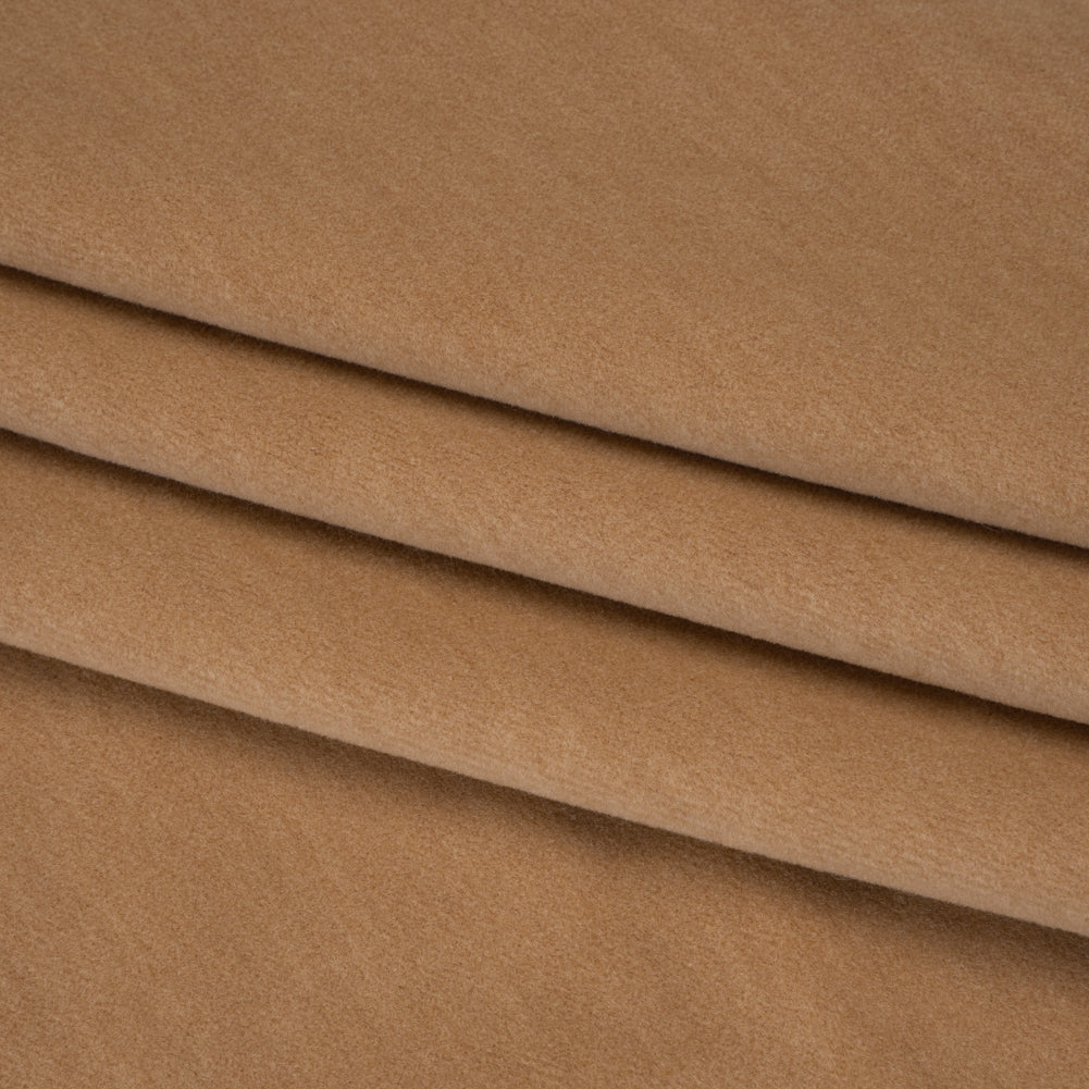 Wool and Cotton Upholstery Velveteen - Clay - Dakota Collection - Folded