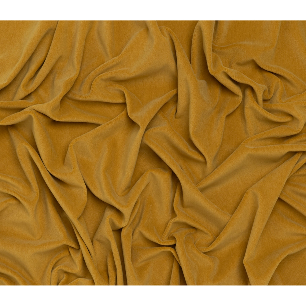 Wool and Cotton Upholstery Velveteen - Marigold - Dakota Collection - Full