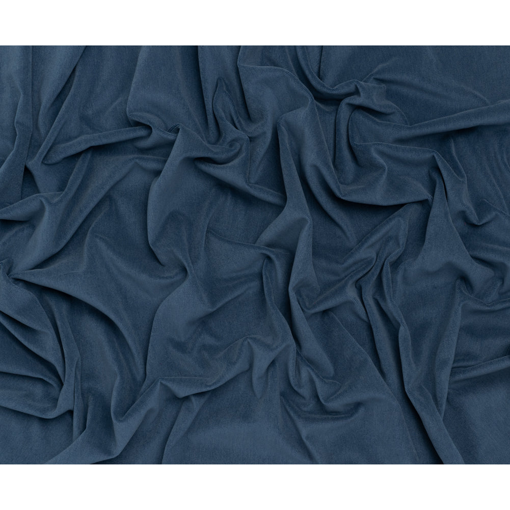 Wool and Cotton Upholstery Velveteen - Midnight - Dakota Collection - Full