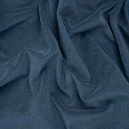 Wool and Cotton Upholstery Velveteen - Midnight - Dakota Collection