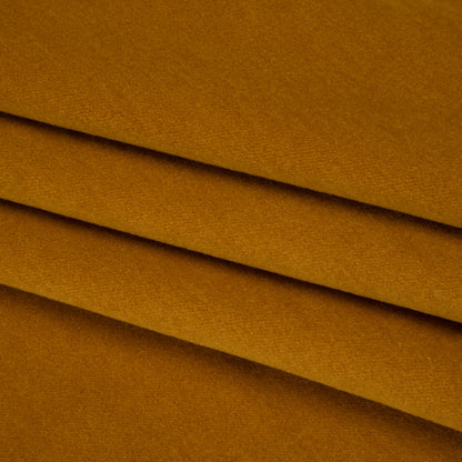 Wool and Cotton Upholstery Velveteen - Ochre - Dakota Collection