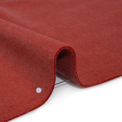 Wool and Cotton Upholstery Velveteen - Rouge - Dakota Collection