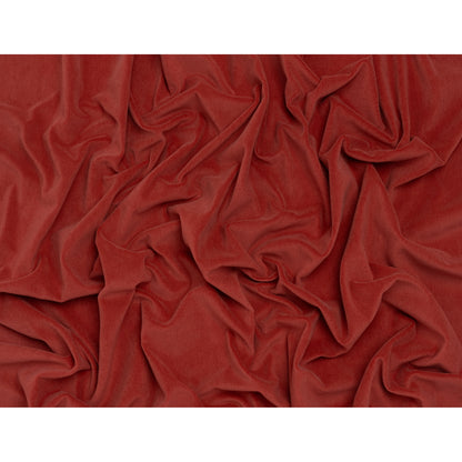 Wool and Cotton Upholstery Velveteen - Rouge - Dakota Collection