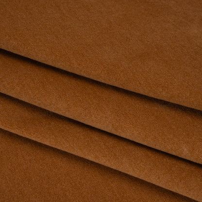 Wool and Cotton Upholstery Velveteen - Saddle - Dakota Collection