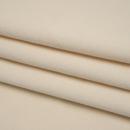 Wool and Cotton Upholstery Velveteen - Snow - Dakota Collection