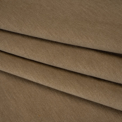 Wool and Cotton Upholstery Velveteen - Taupe - Dakota Collection