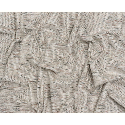 Recycled Olefin and Acrylic Upholstery Boucle and Chenille Tweed - Glacier Stripes - Virginia Collection Full