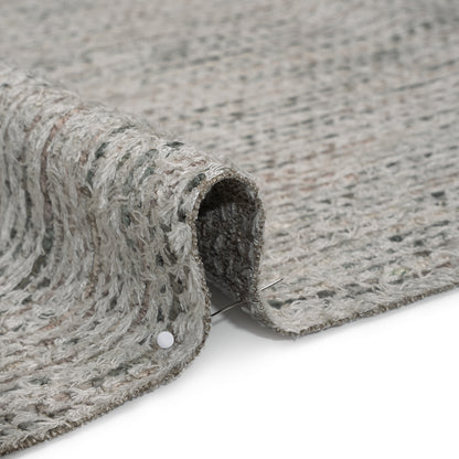 Recycled Olefin and Acrylic Upholstery Boucle and Chenille Tweed - Marble Stripes - Virginia Collection Detail