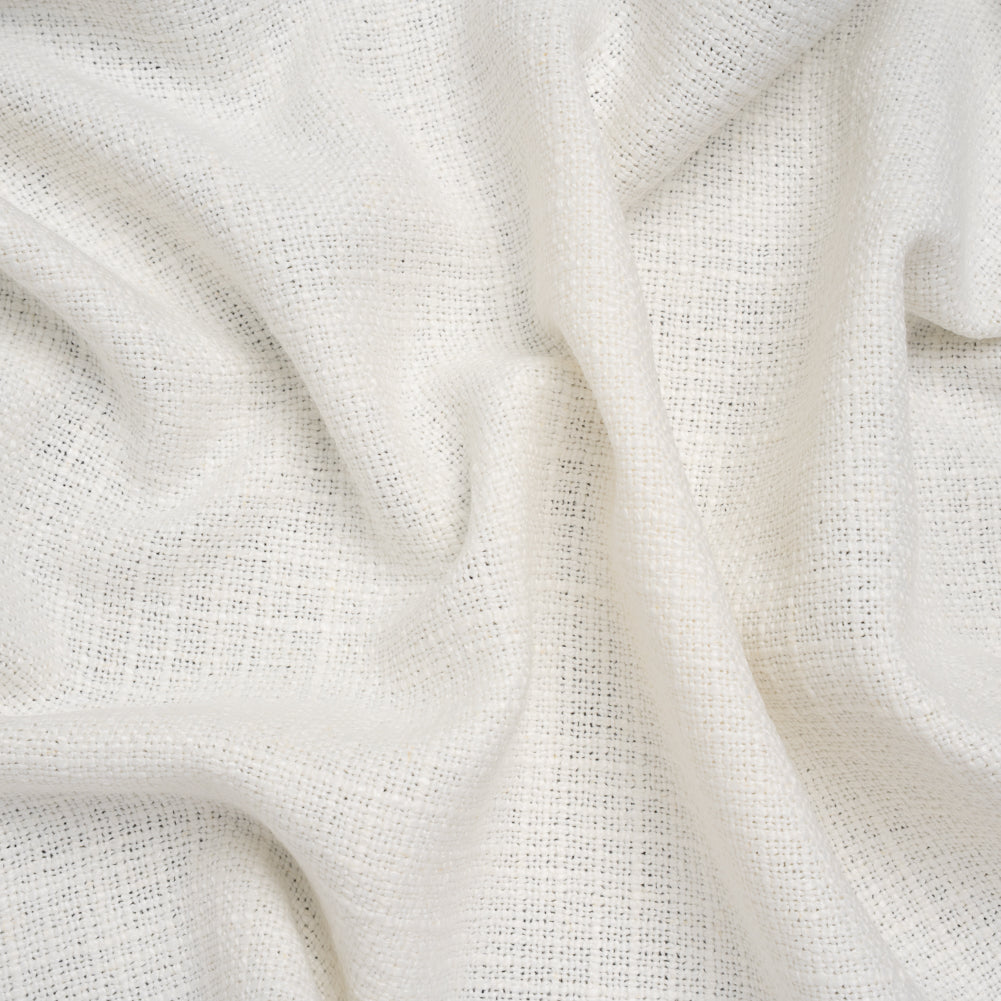 Polyester and Linen Textured Upholstery Woven - Optic - Georgia Collection