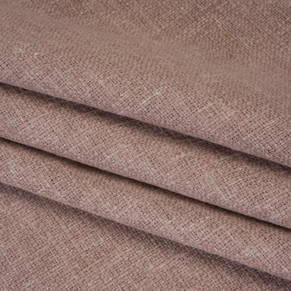 Polyester and Linen Textured Upholstery Woven - Wisteria - Georgia Collection - Folded