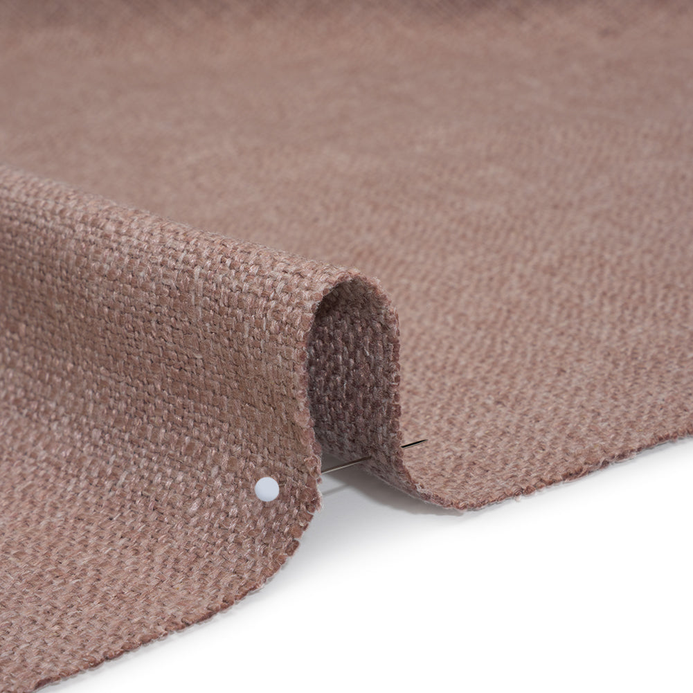 Polyester and Linen Textured Upholstery Woven - Wisteria - Georgia Collection - Detail