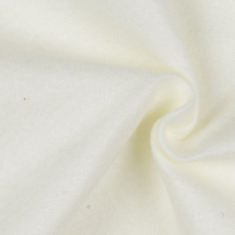 Acrylic Felt - Ivory - Robin Collection - Detail