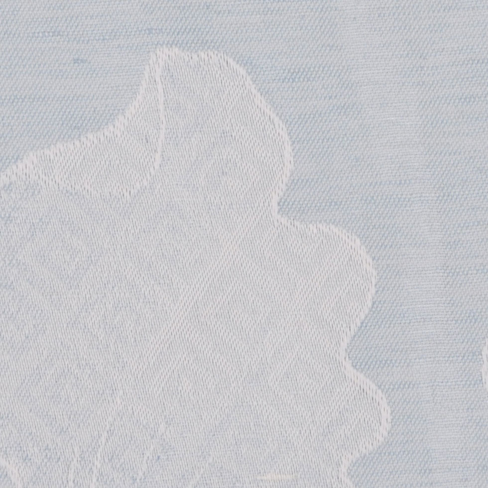 Italian Milky Green and Phantom Green Floral Jacquard Detail