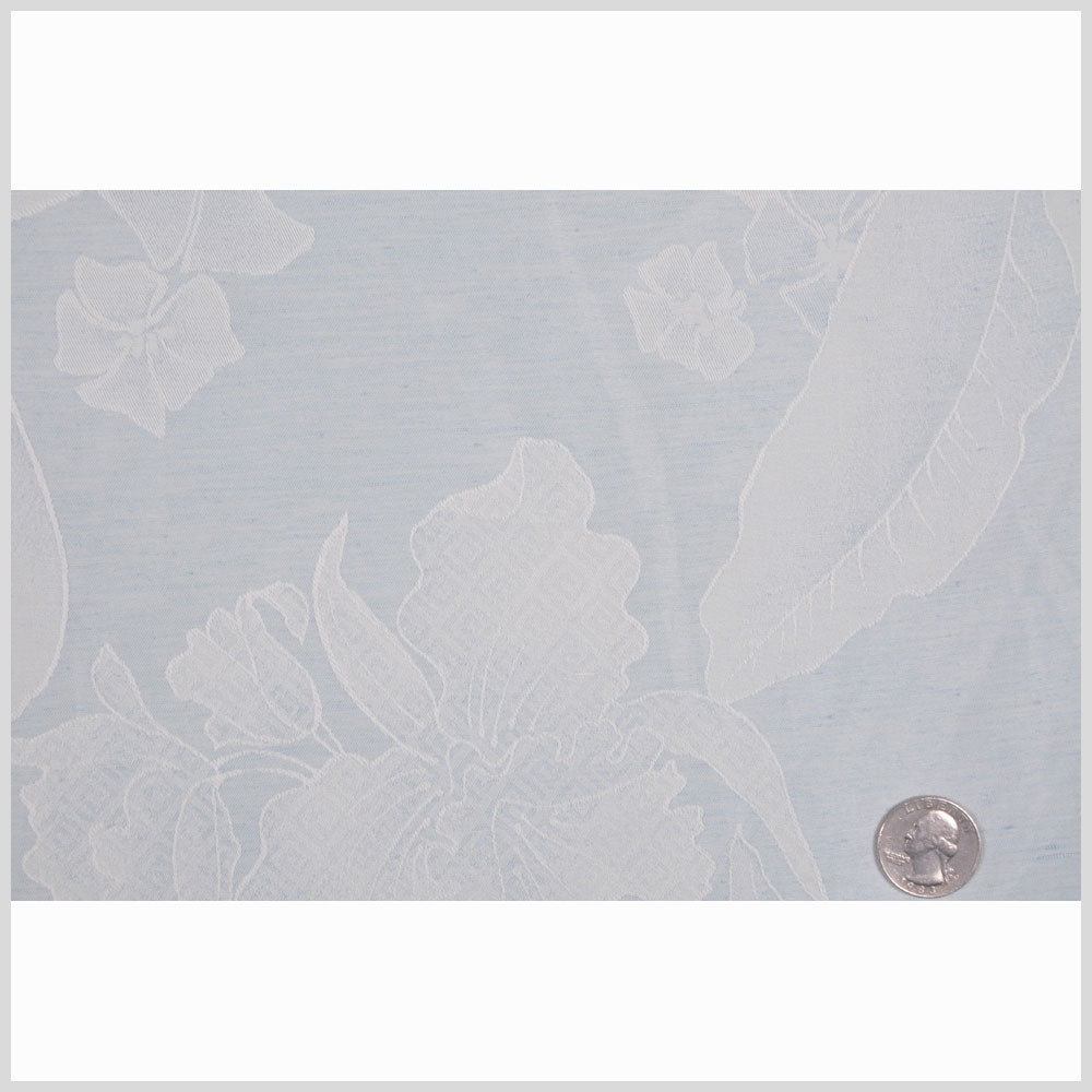 Italian Milky Green and Phantom Green Floral Jacquard Full
