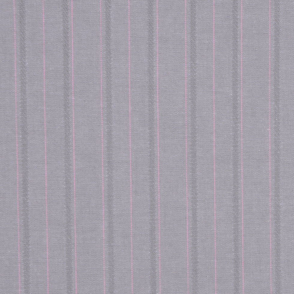 Grayhound/Chalk Blue Striped Shirting