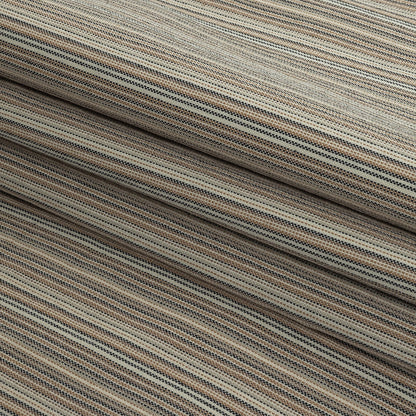 Blended Beige Striped Suiting Folded