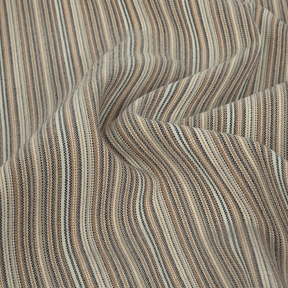 Blended Beige Striped Suiting Detail