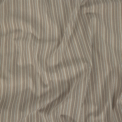 Blended Beige Striped Suiting